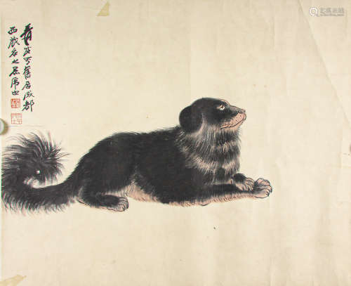 Chinese ink painting,
Zhang Daqian's 