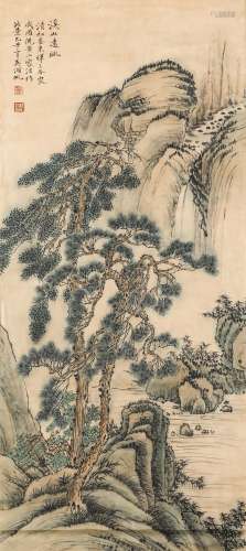 Chinese ink painting,
Wu Hufan's Landscape Paintings