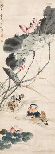 Chinese ink painting,
Wang Xuetao's paintings of flowers and...