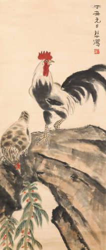 Chinese ink painting, 
Xu Beihong's 