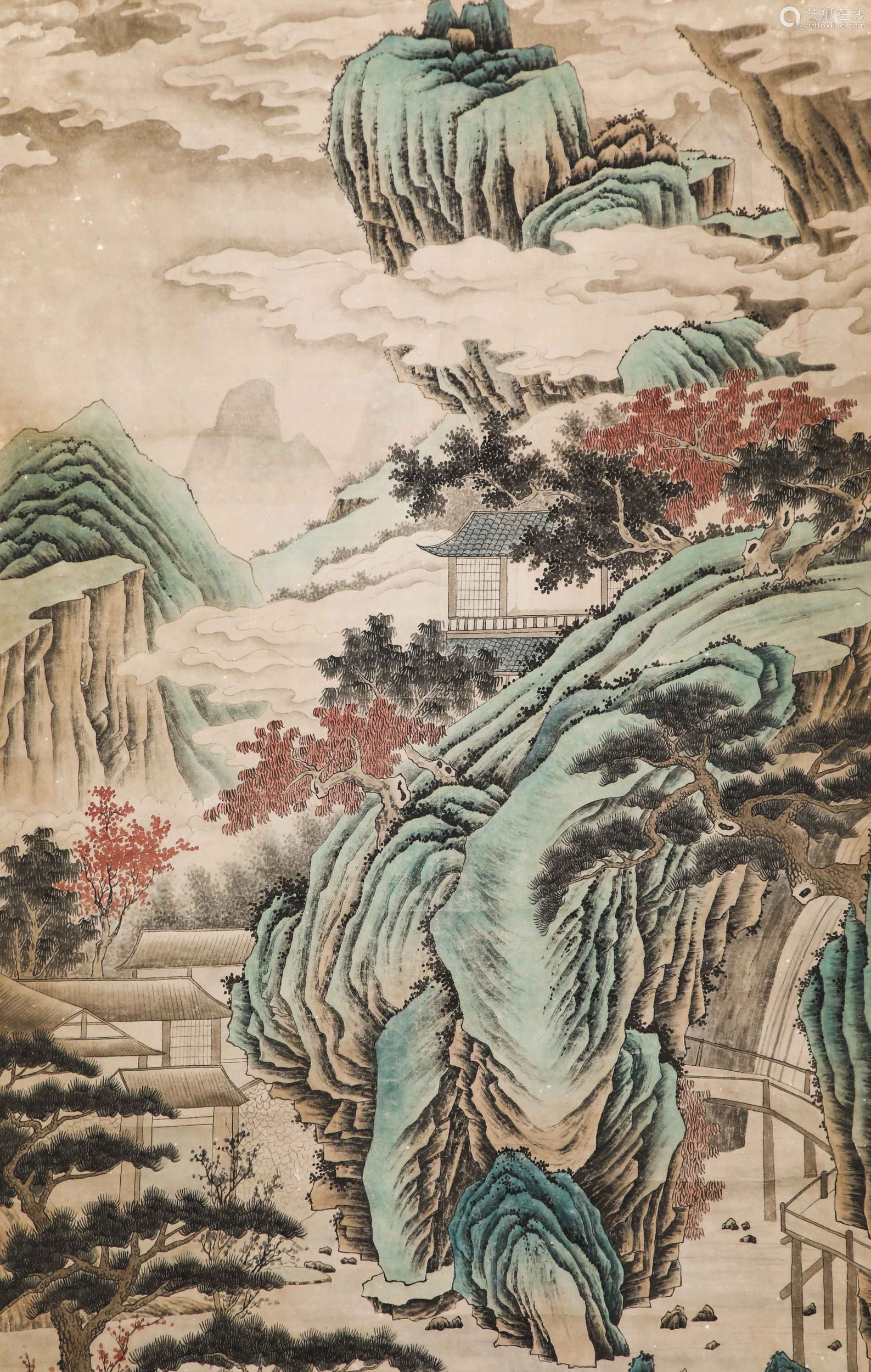 Chinese ink painting,
Yang Jin's 