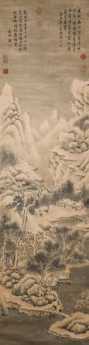 Chinese ink painting,
Wen Zhengming's 
