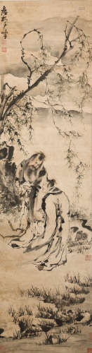 Chinese ink painting,
Huang Shen's Figure Drawings