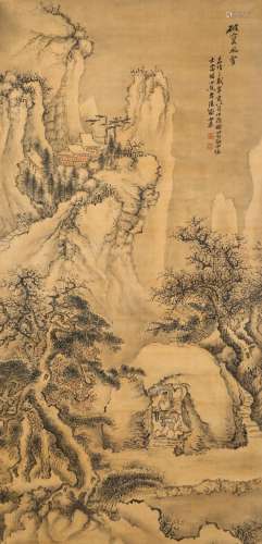 Chinese ink painting,
Xie Shichen's 
