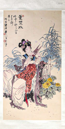 Chinese ink painting, 
Hua Sanchuan's figure paintings