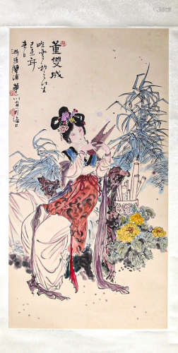 Chinese ink painting, 
Hua Sanchuan's figure paintings