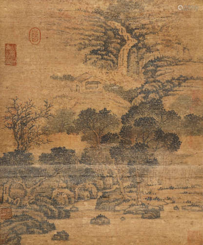 Chinese ink painting,
Anonymous Landscape Painting