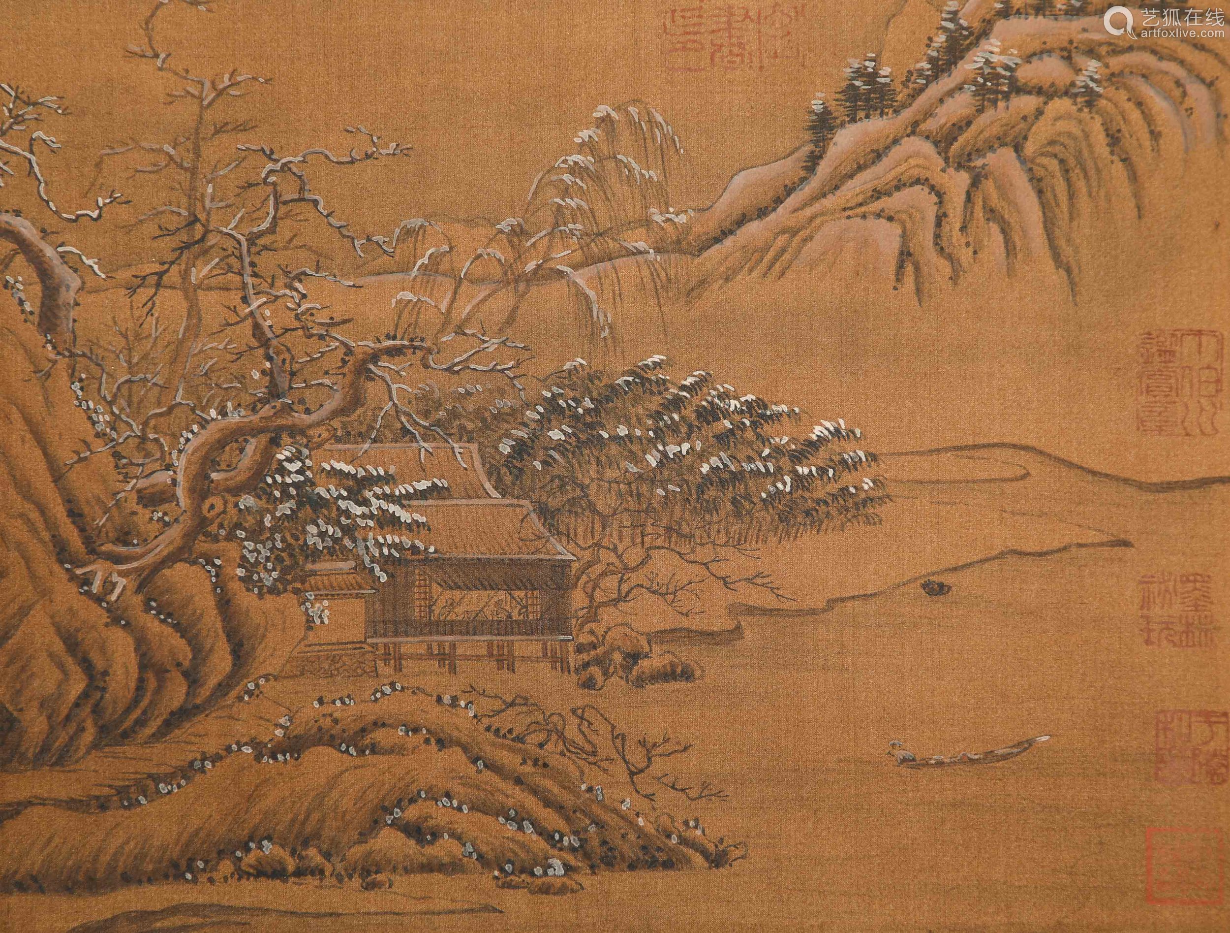 Chinese ink painting, 
Yi Ming's Landscape Paintings in Song...