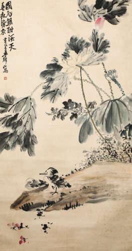 Chinese ink painting,
Li Hao's 