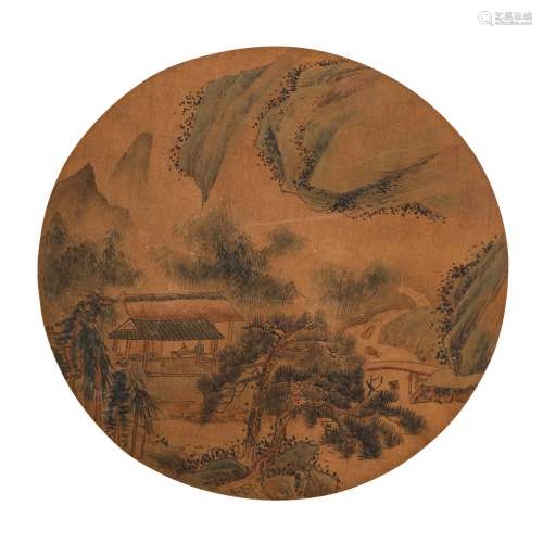 Chinese ink painting,
Song and Yuan Dynasty Untitled Landsca...