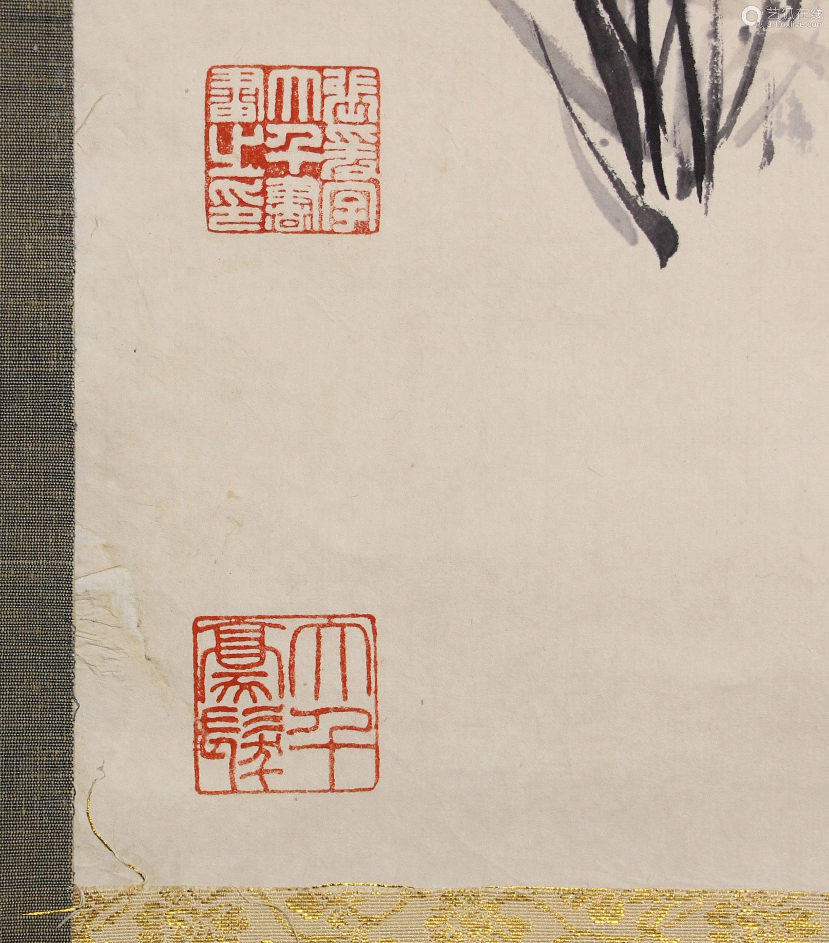 Chinese ink painting,
Zhang Daqian's flower paintings