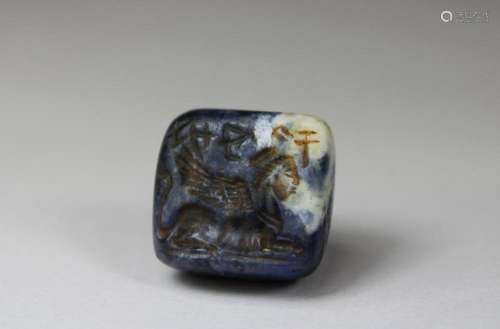 Antiker Stempel, römisch, Lapislazuli