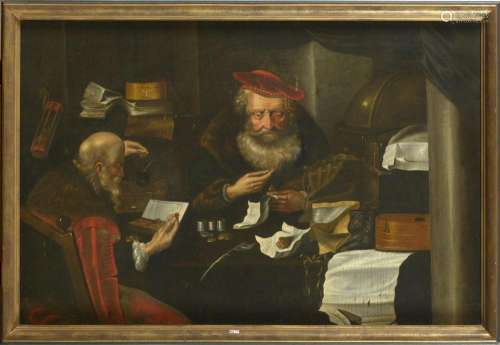 KONINCK Salomon (1609 - 1659) Huile sur toile marouflée sur ...