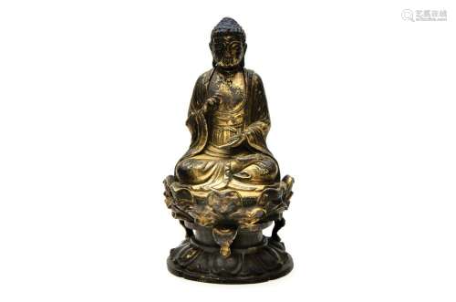 Buddha assis en méditation Dhyâna asana