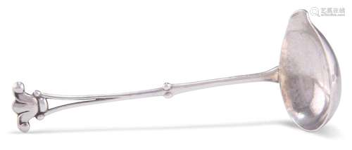 A DANISH STERLING SILVER LADLE, designed by Christian F. Hei...