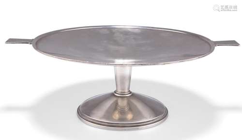 AN ART DECO SILVER TAZZA, by S Blanckensee & Son Ltd, Ch...