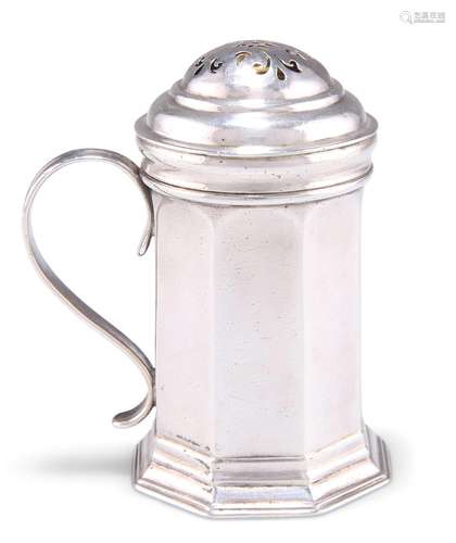 A GEORGE I SILVER KITCHEN PEPPER, by James Goodwin, London 1...