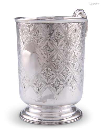 A VICTORIAN SILVER MUG, by Robert Hutton, London 1878, with ...