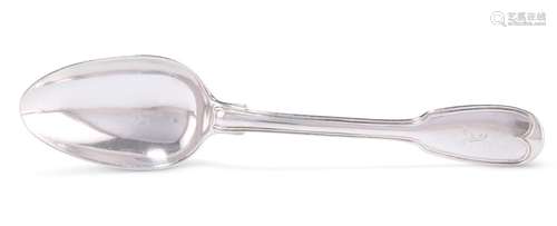 A GEORGE III SILVER DESSERT SPOON, by Paul Storr, London 181...