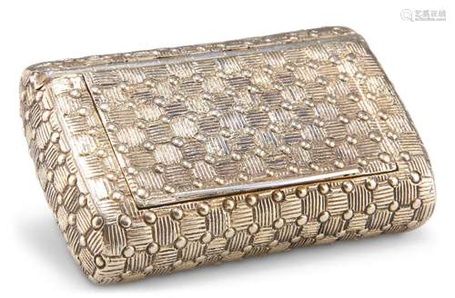 A GEORGE III SILVER-GILT SNUFF BOX, by Thomas Phipps & E...