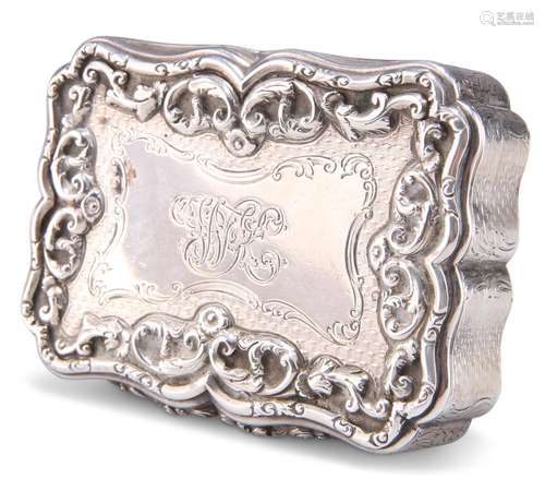 A VICTORIAN SILVER SNUFF BOX, by Frederick Marson, Birmingha...