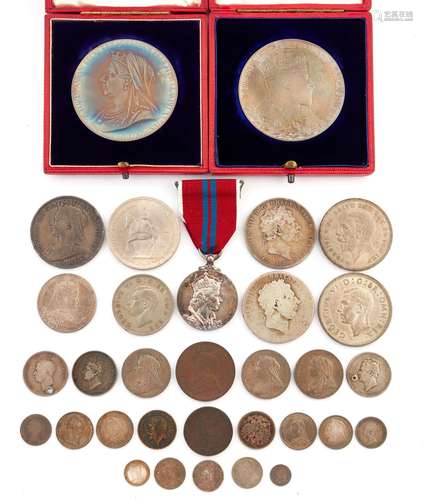 A QUEEN VICTORIA DIAMOND JUBILEE 1837-1897 SILVER MEDAL, by ...