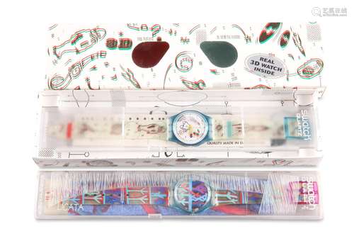 TWO SWATCH WATCHES, comprising LICATA ENCHANTED FOREST GL106...