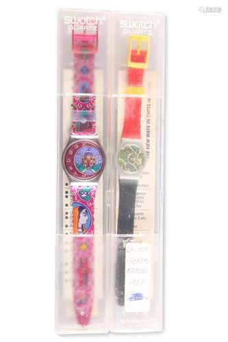 TWO SWATCH WATCHES, comprising DEHLI GX125 and SCHEHERAZADE ...