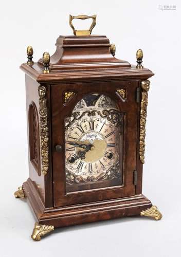 English table clock, 20th c.,