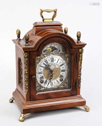 English table clock, 20th c.,