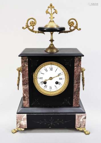 Fireplace clock, end of 19th c