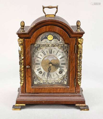 English table clock, 20th c.,