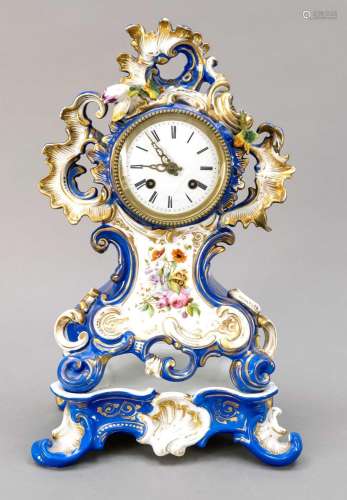 Porcelain pendulum, with base,