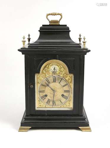 English clock, ebonized wooden