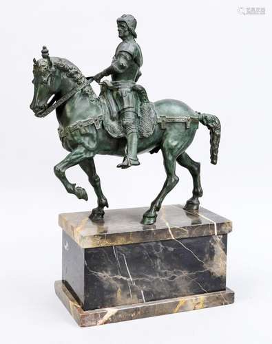 Imposing equestrian statue of