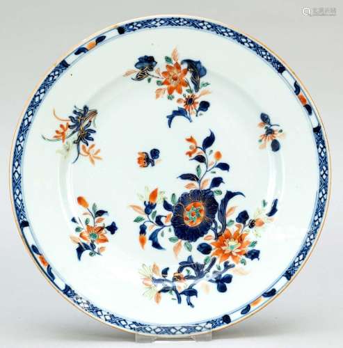 Imari style plate, China, 18th