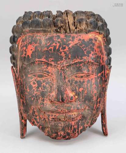 Large wooden mask, Cambodia (K