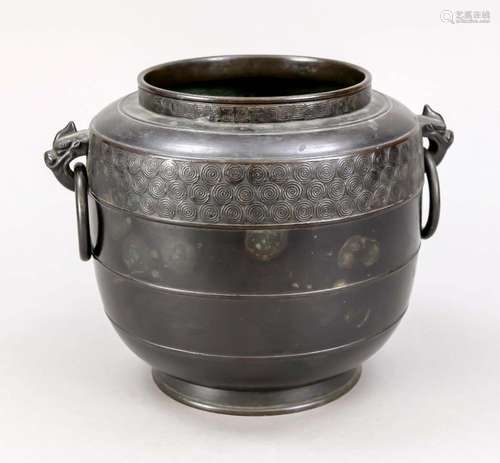 Bronze vessel, China, 19th c.