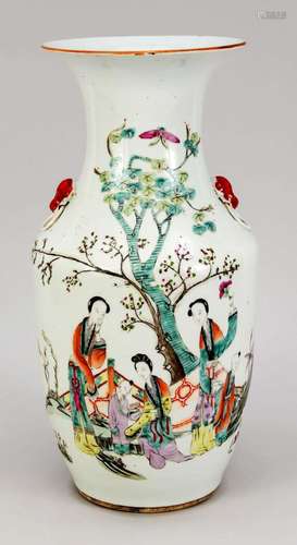 Famille rose vase, China, late