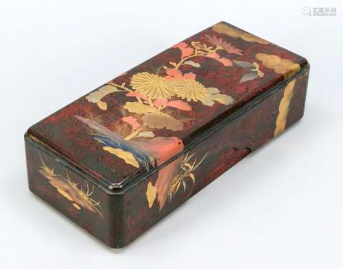 Fabuko lacquer casket, Japan,