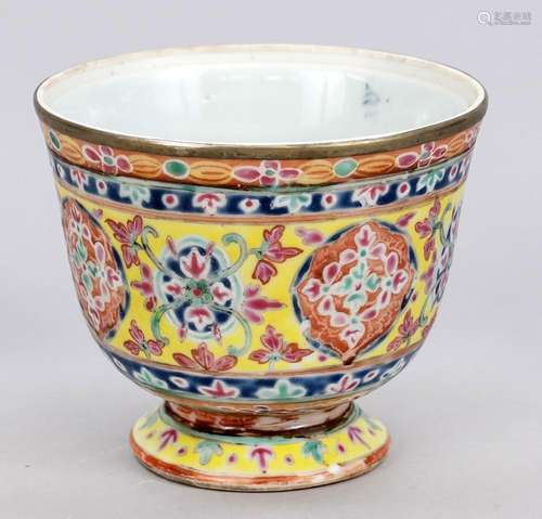 Famille Rose Benjarong Bowl, C