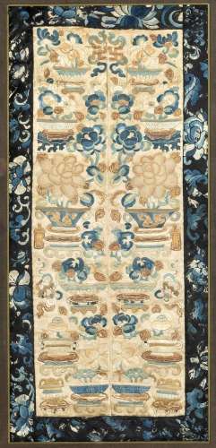 Silk embroidery, China, 19th c