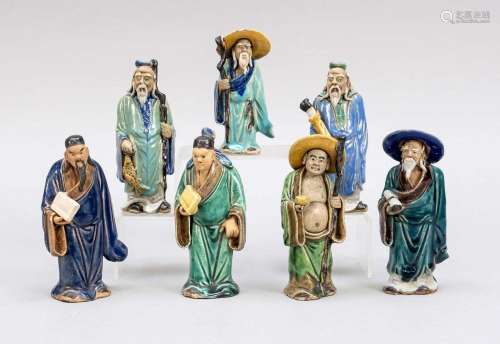 7 figures (Shiwan ware), China