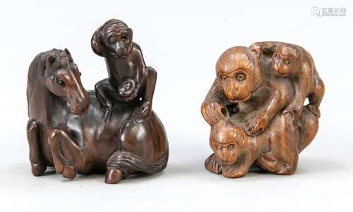 2 Netsuke, Japan, 19th/20th c.