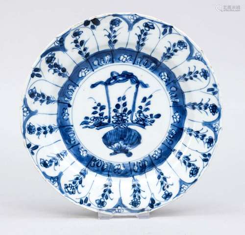 Blue and white plate, China, 1