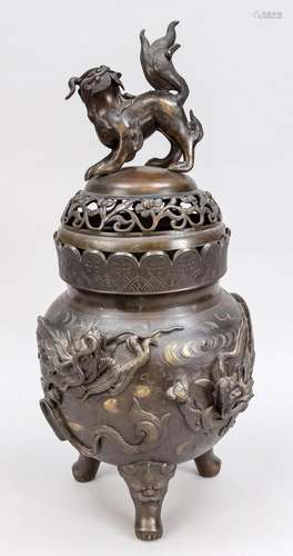 Tripod Censer, China, 19th cen