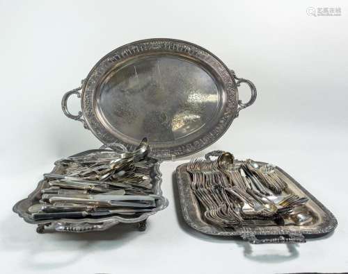 Collectible Silver-plated Plate & Dinner Service