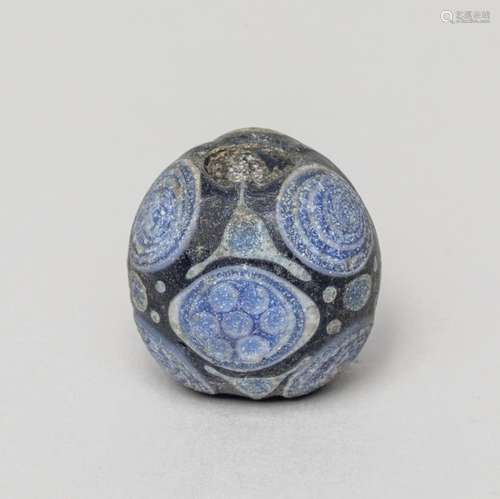 Large Roman Type Dragon-fly Eye Glass Bead