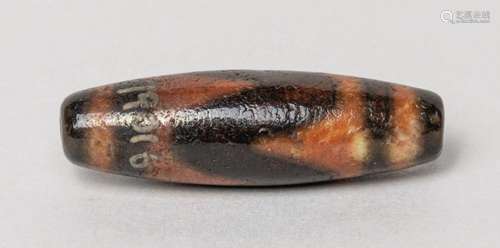 Chinese/Tibetan Tiger Tooth Type Dzi Bead