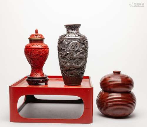 Collectible Chinese/Japanese Lacquer & Decors